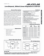 DataSheet MAX8887EK15 pdf